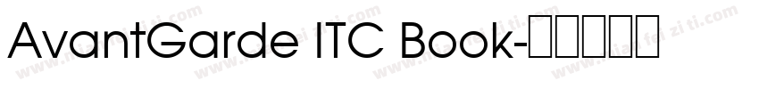 AvantGarde ITC Book字体转换
